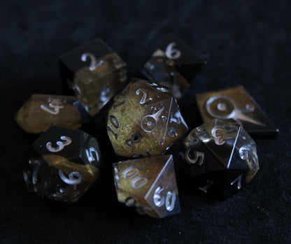 Handmade Dark Gold Dice