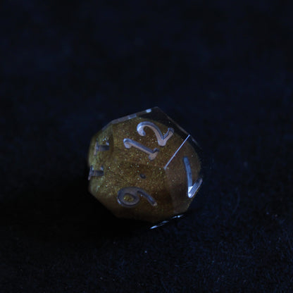 Handmade Dark Gold Dice