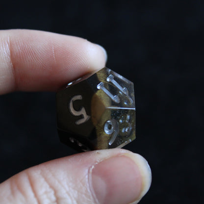 Handmade Dark Gold Dice