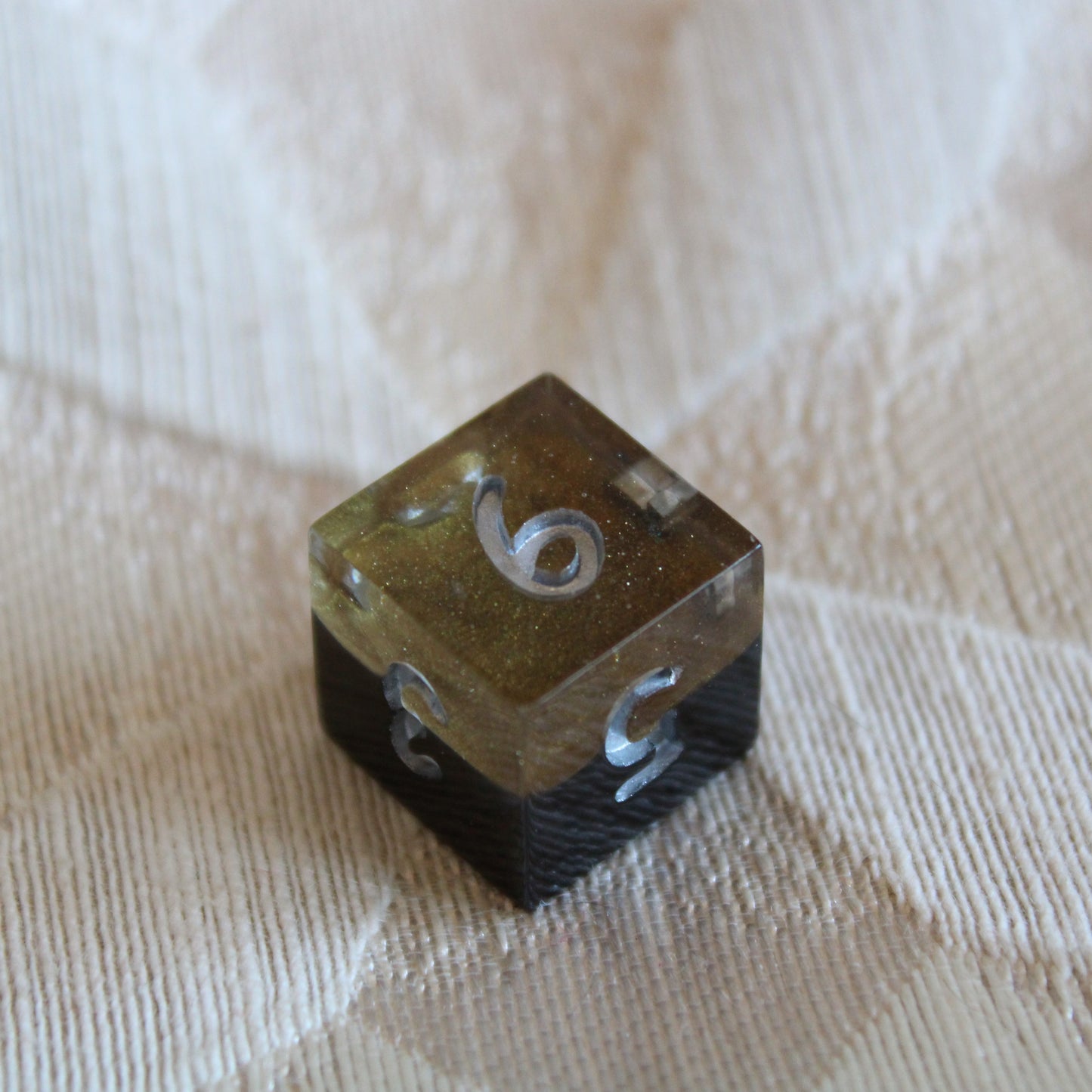 Handmade Dark Gold Dice