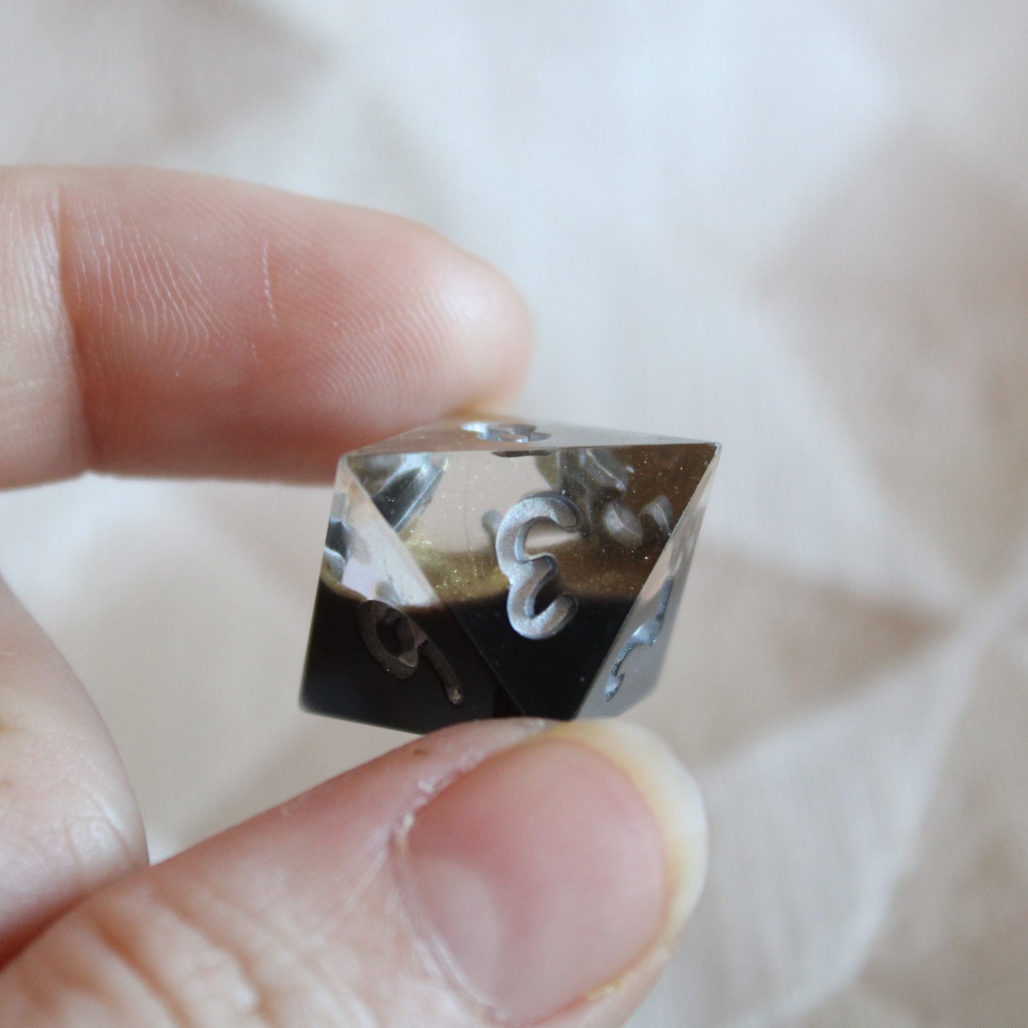 Handmade Dark Gold Dice