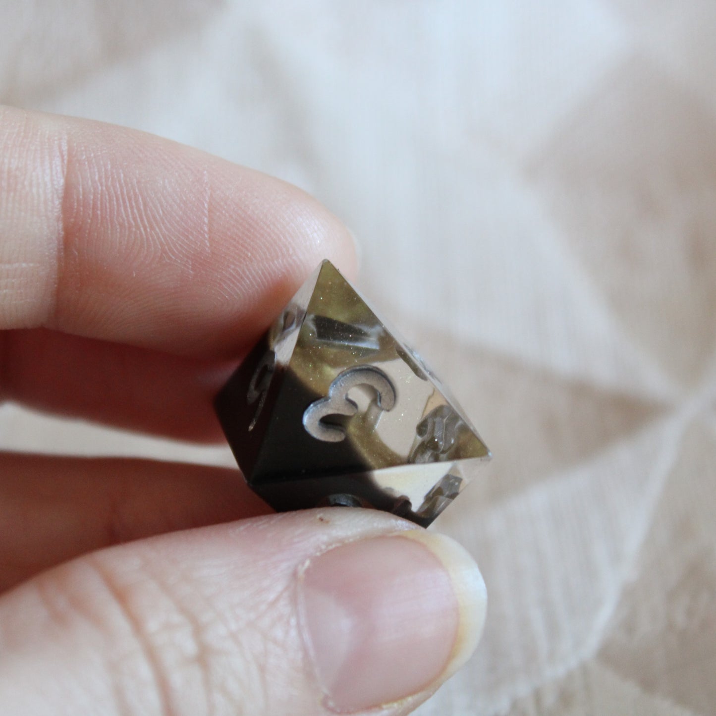 Handmade Dark Gold Dice