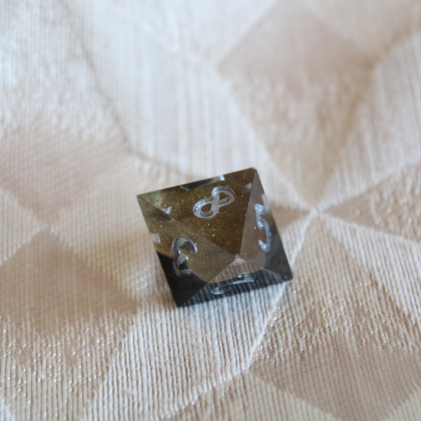 Handmade Dark Gold Dice