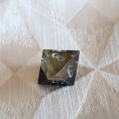 Handmade Dark Gold Dice