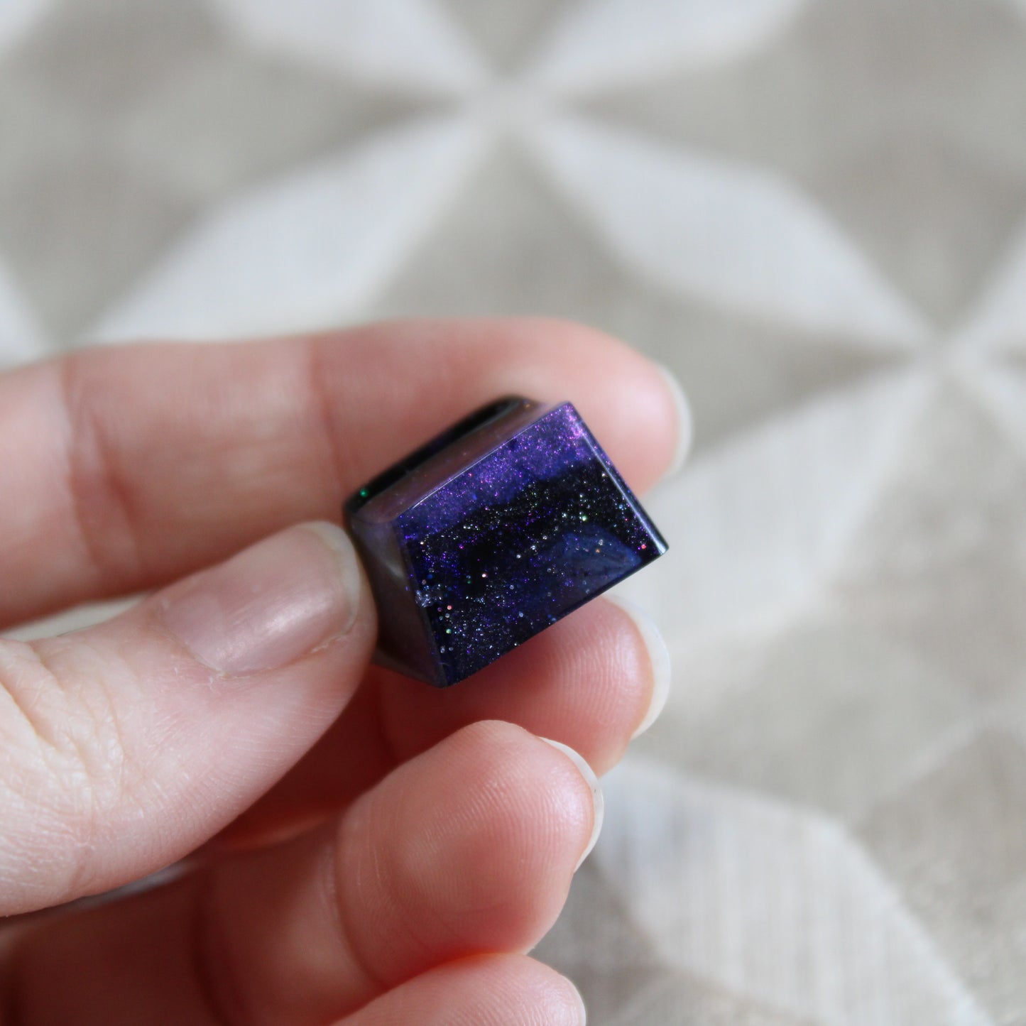 Purple Nebula R4 Keycap