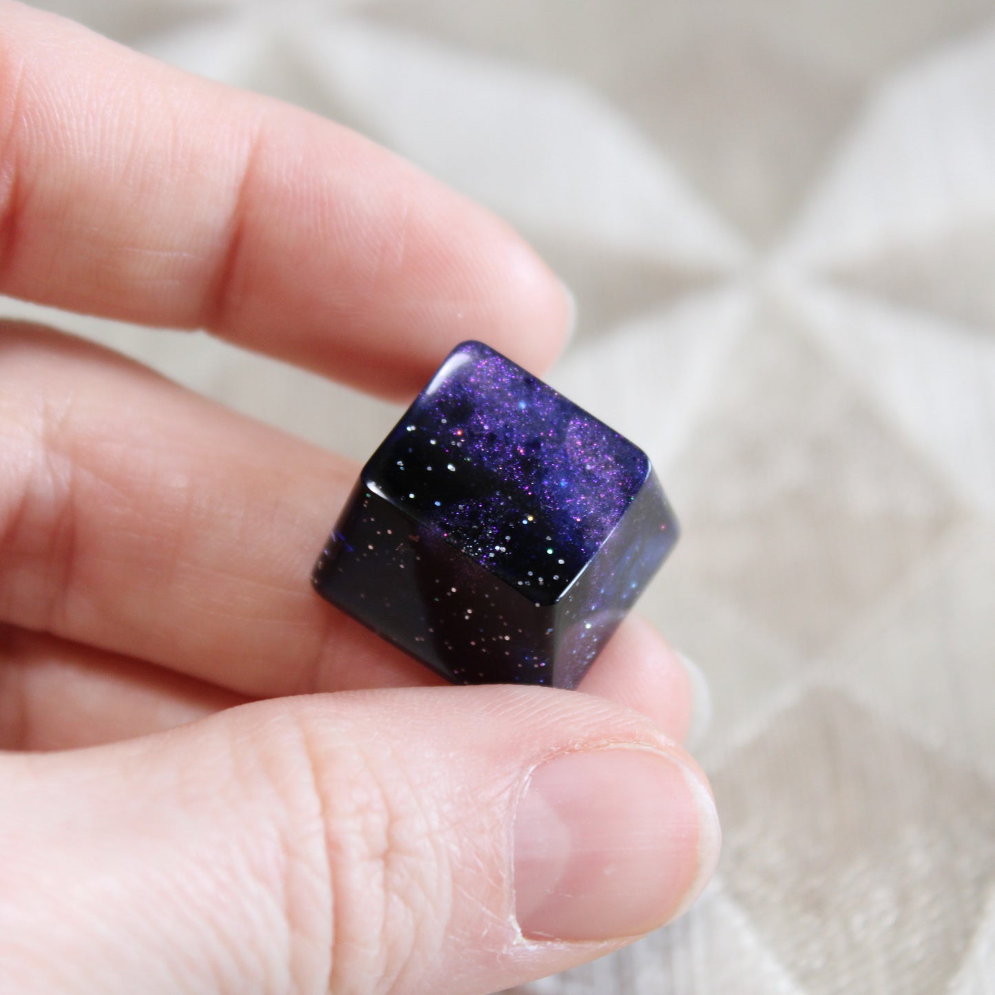 Purple Nebula R4 Keycap