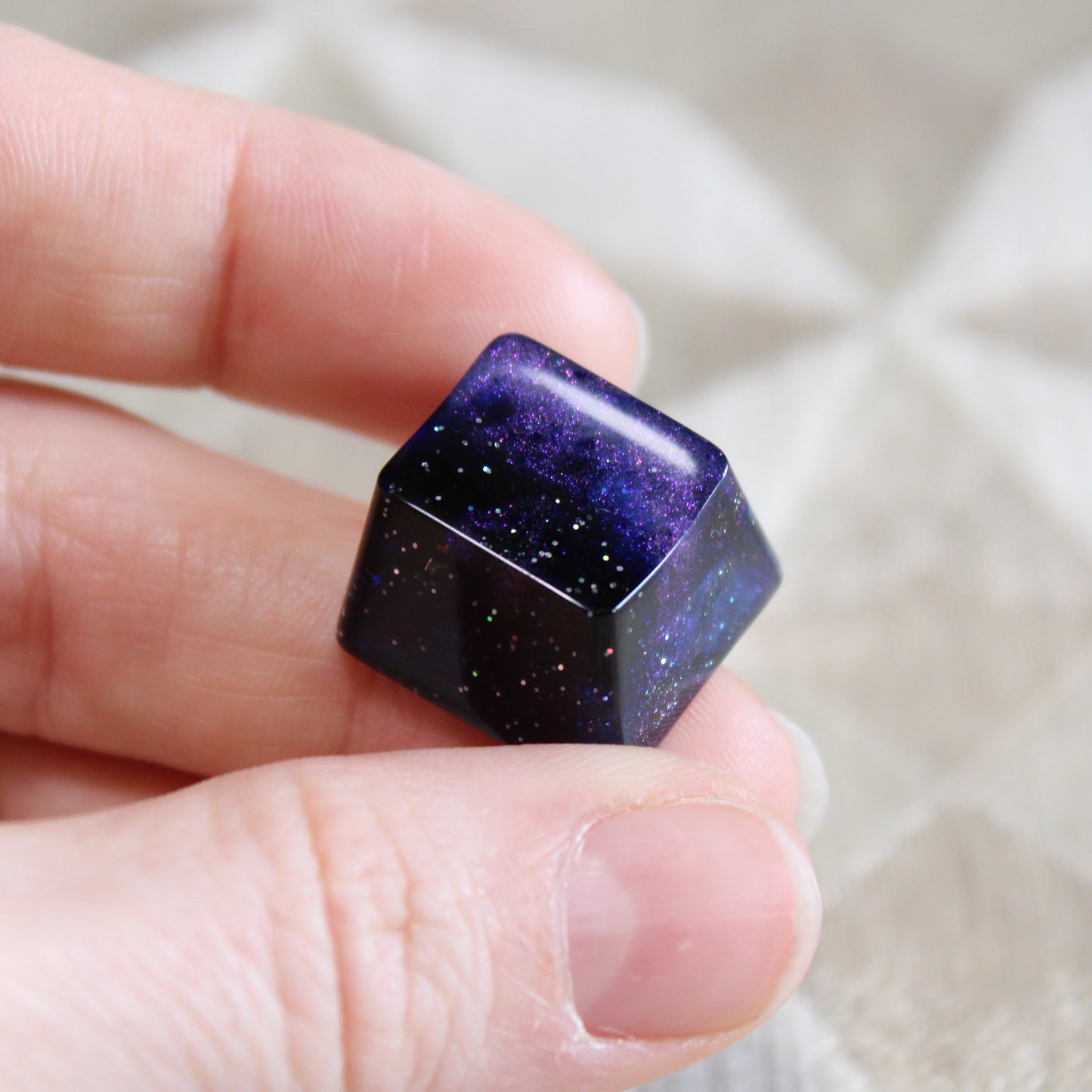 Purple Nebula R4 Keycap