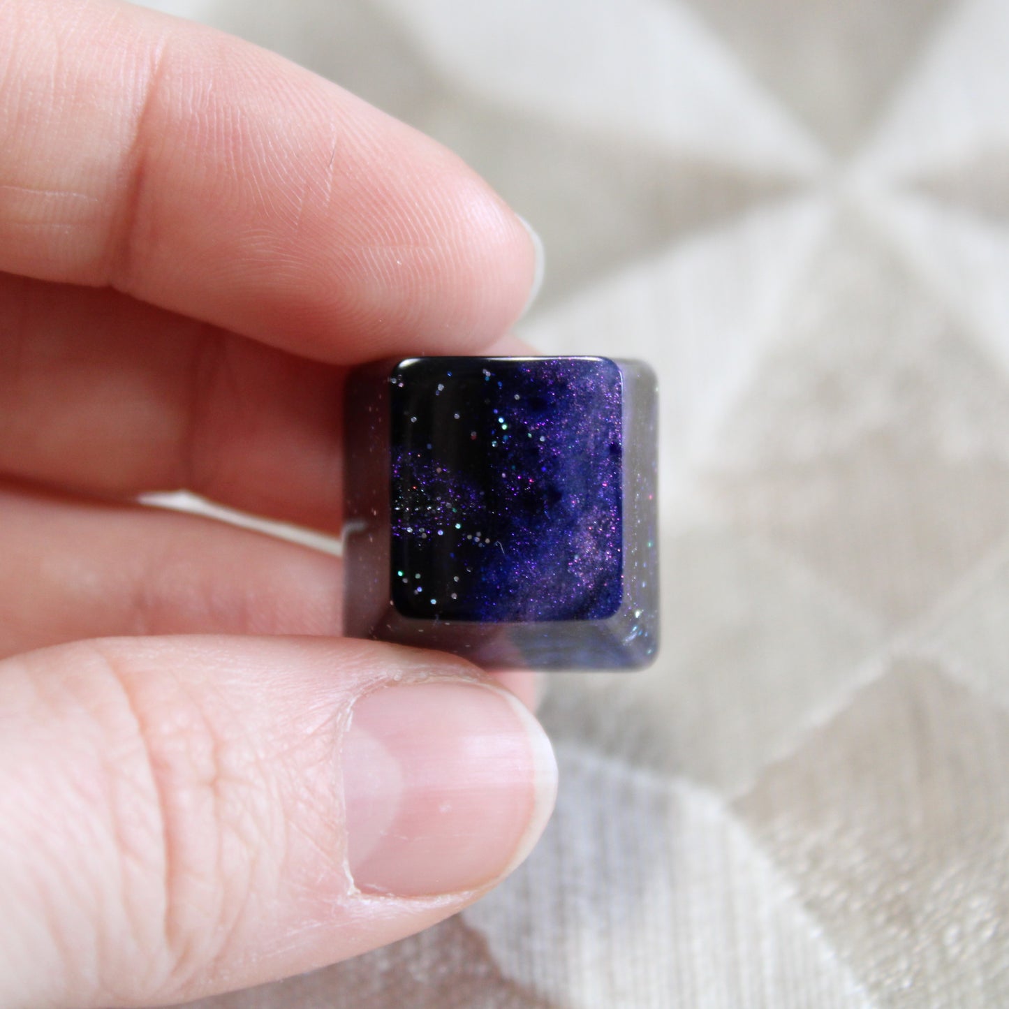 Purple Nebula R4 Keycap